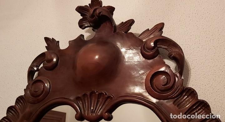 Antig&uuml;edades: Espejo de entrada muy original. - Foto 6