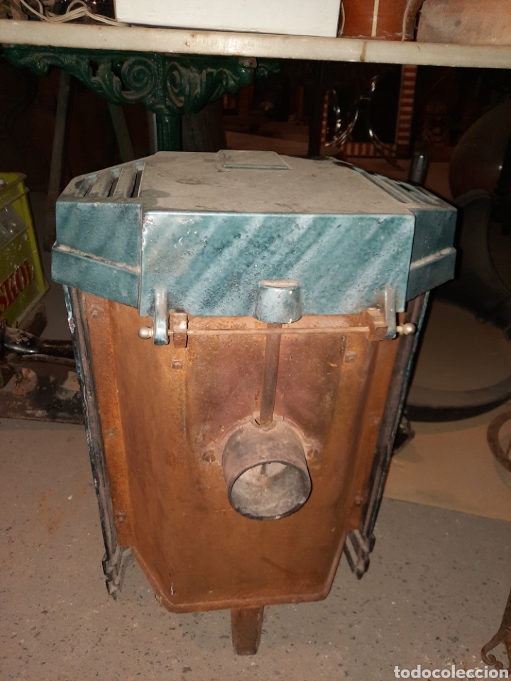 Antig&uuml;edades: Estufa esmaltada - Foto 2