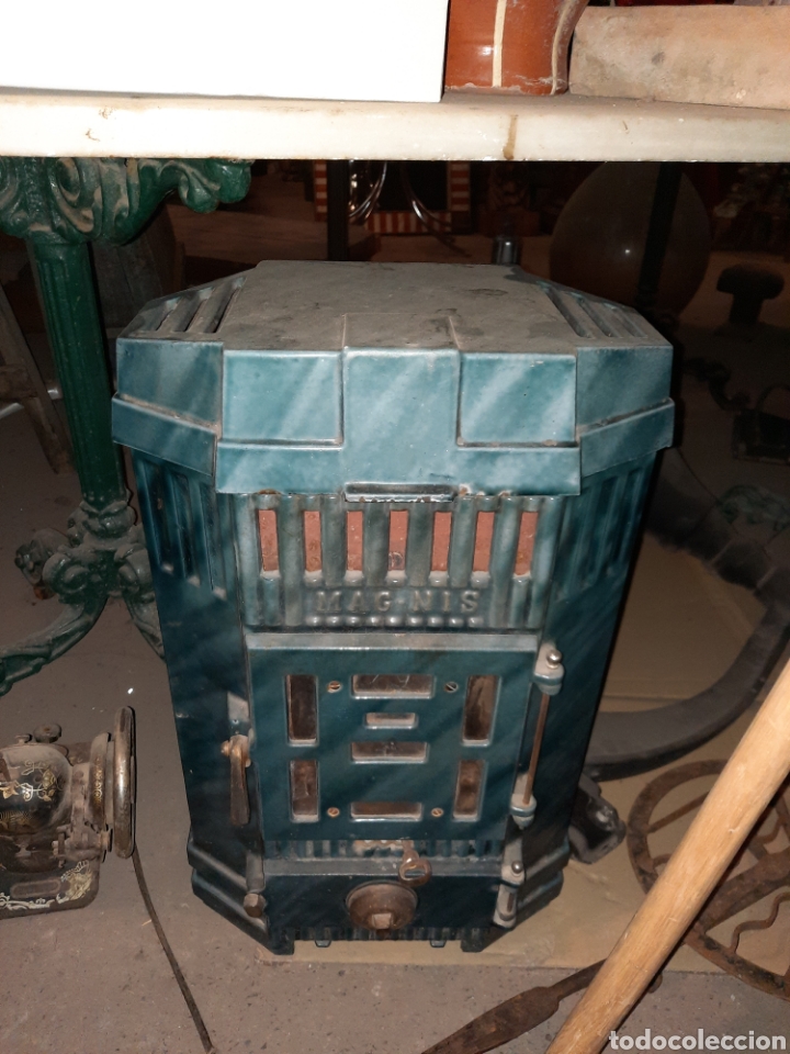 Antig&uuml;edades: Estufa esmaltada - Foto 1