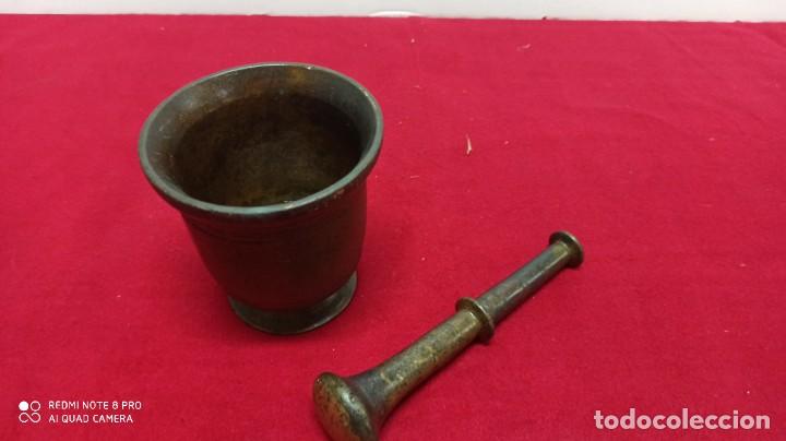 Antig&uuml;edades: PRECIOSO MORTERO O ALMIREZ DE BRONCE. - Foto 1
