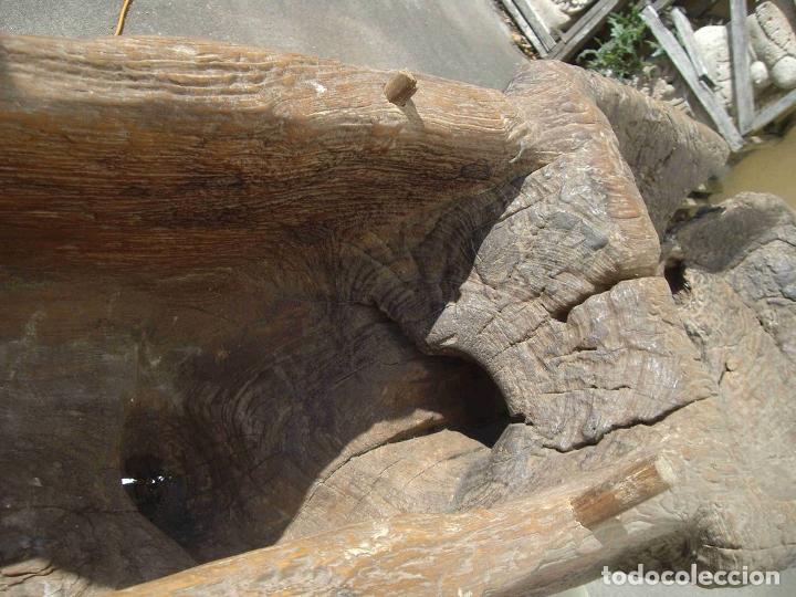 Antig&uuml;edades: BARCA MADERA TRONCO MACIZO - Foto 4