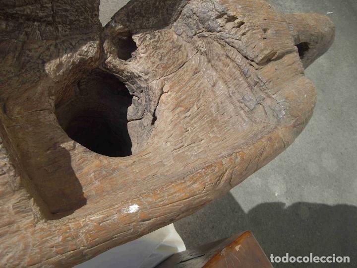 Antig&uuml;edades: BARCA MADERA TRONCO MACIZO - Foto 5