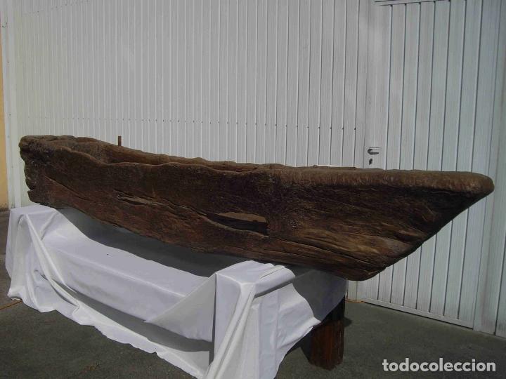 Antig&uuml;edades: BARCA MADERA TRONCO MACIZO - Foto 1