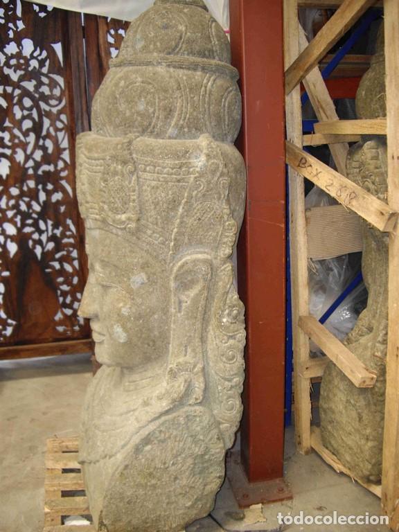Antig&uuml;edades: CABEZA DEWI PIEDRA150 - Foto 2