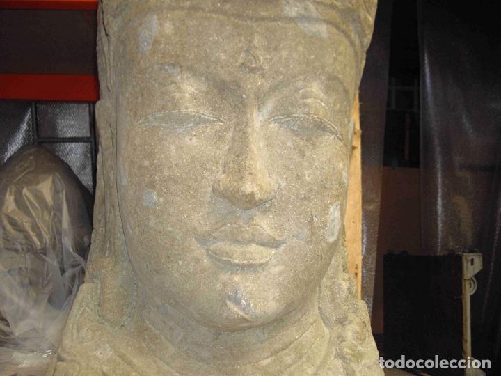 Antig&uuml;edades: CABEZA DEWI PIEDRA150 - Foto 4