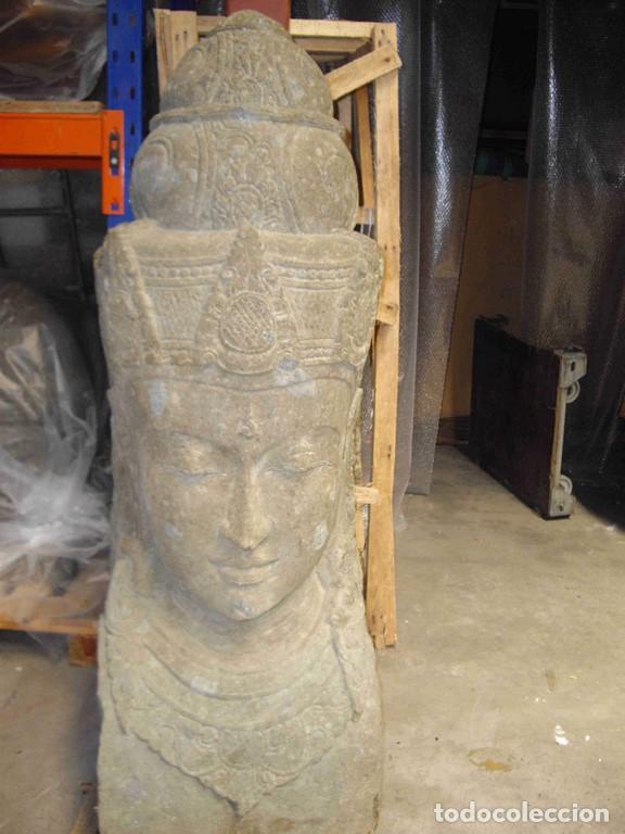 Antig&uuml;edades: CABEZA DEWI PIEDRA150 - Foto 1