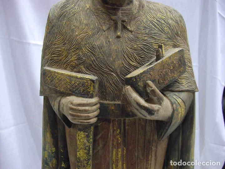 Antig&uuml;edades: FIGURA SAN JOS&Eacute; MADERA - Foto 5
