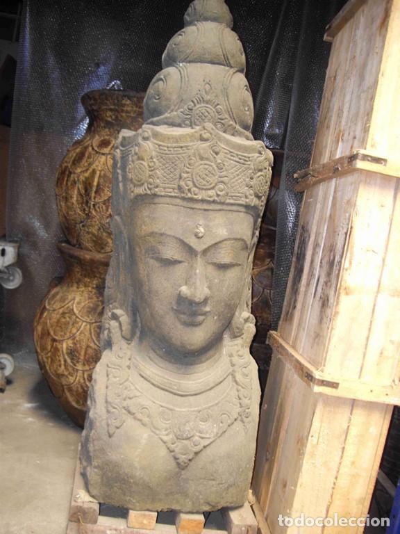 Antig&uuml;edades: CABEZA DEWI PIEDRA 146 - Foto 2