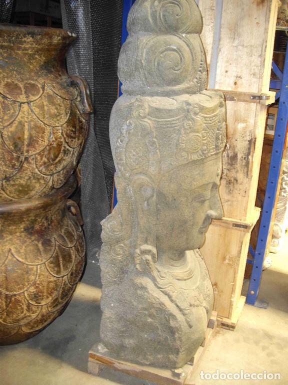 Antig&uuml;edades: CABEZA DEWI PIEDRA 146 - Foto 3