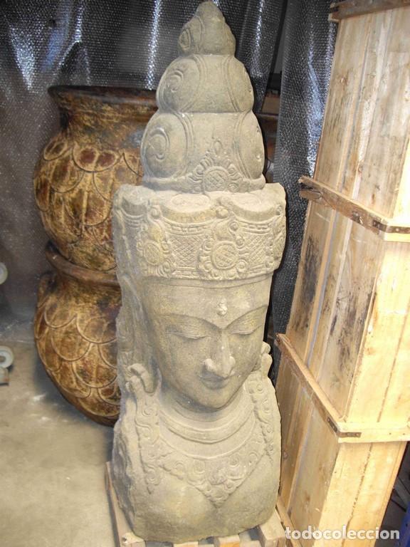 Antig&uuml;edades: CABEZA DEWI PIEDRA 146 - Foto 1
