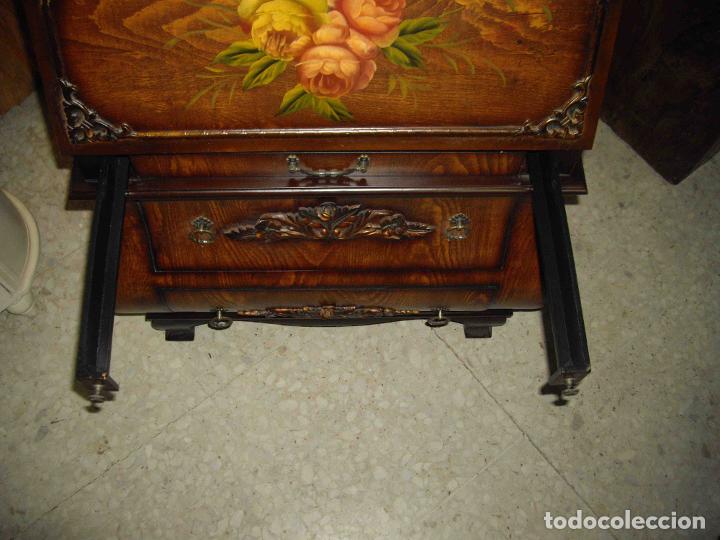 Antig&uuml;edades: C&Oacute;MODA ESCRITORIO FLORES - Foto 6