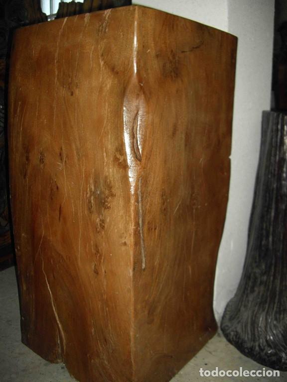 Antig&uuml;edades: PEANA CUBO MADERA 82 - Foto 3