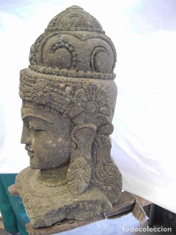 Antig&uuml;edades: CABEZA DE DEWI PIEDRA 85 - Foto 3