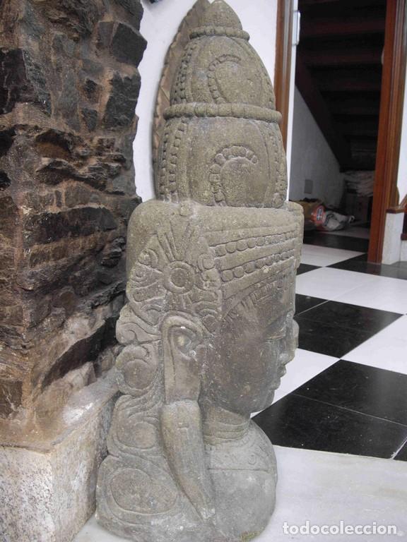 Antig&uuml;edades: CABEZA DEWI PIEDRA - Foto 2