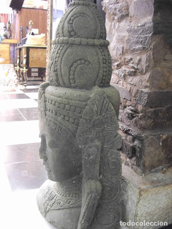 Antig&uuml;edades: CABEZA DEWI PIEDRA - Foto 3