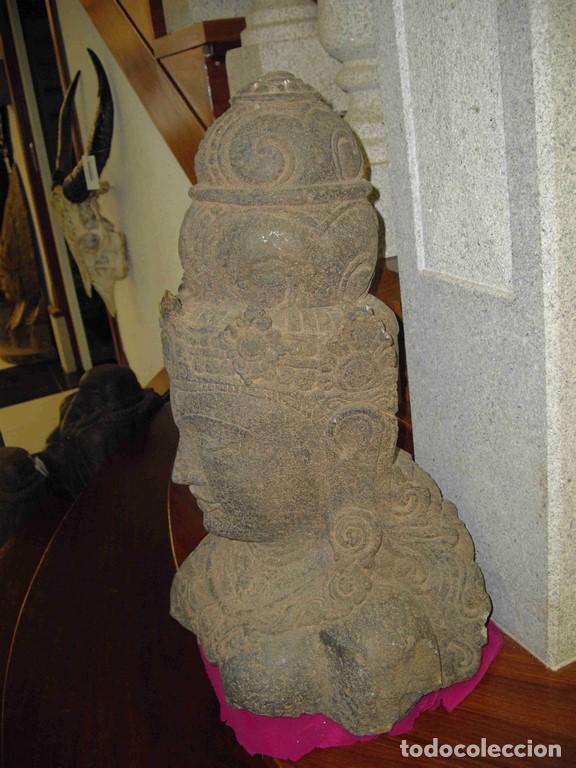Antig&uuml;edades: CABEZA DEWI 61cm - Foto 2