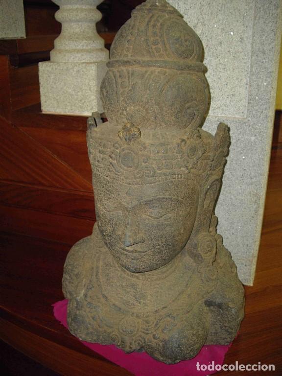 Antig&uuml;edades: CABEZA DEWI 61cm - Foto 1