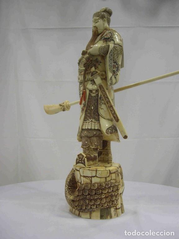 Antig&uuml;edades: GUERRERO CON LANZA 61 CM. - Foto 2