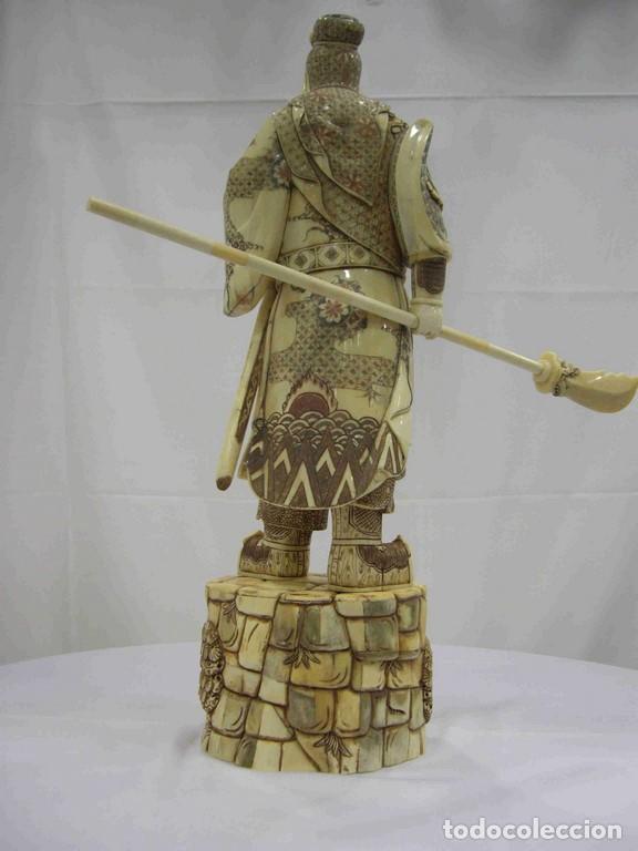 Antig&uuml;edades: GUERRERO CON LANZA 61 CM. - Foto 3