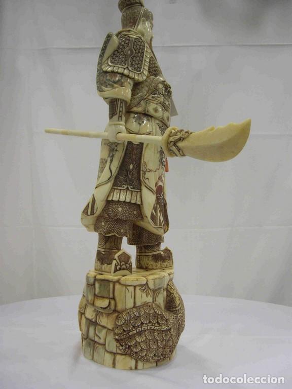 Antig&uuml;edades: GUERRERO CON LANZA 61 CM. - Foto 4