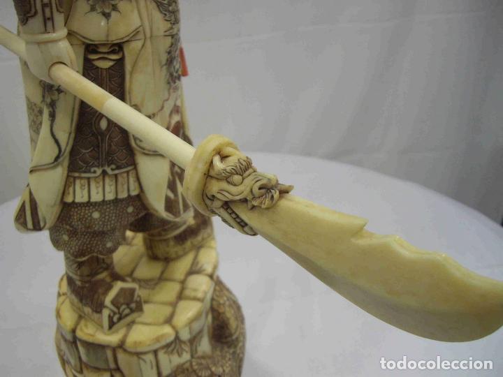 Antig&uuml;edades: GUERRERO CON LANZA 61 CM. - Foto 5