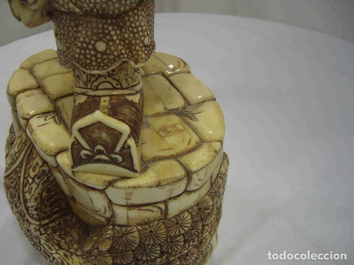 Antig&uuml;edades: GUERRERO CON LANZA 61 CM. - Foto 6