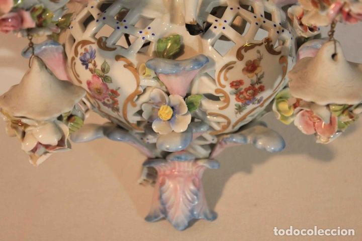 Antig&uuml;edades: LAMPARA PARED PORCELANA - Foto 6