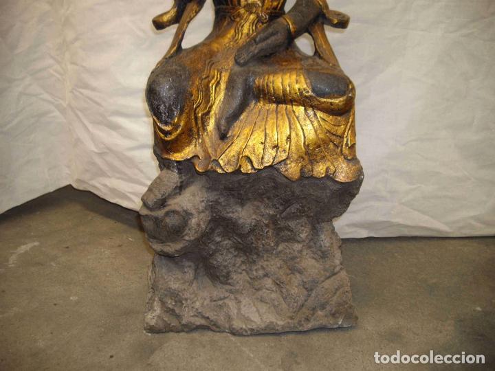 Antig&uuml;edades: FIGURA DIOSA NEGRO ORO 59 - Foto 2
