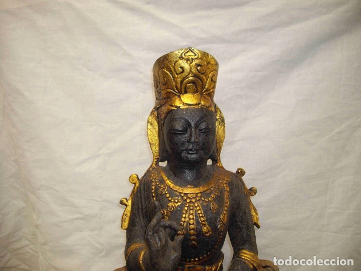 Antig&uuml;edades: FIGURA DIOSA NEGRO ORO 59 - Foto 3