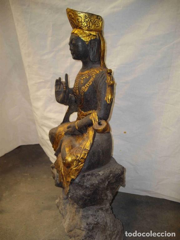 Antig&uuml;edades: FIGURA DIOSA NEGRO ORO 59 - Foto 4