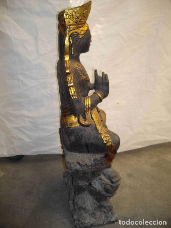 Antig&uuml;edades: FIGURA DIOSA NEGRO ORO 59 - Foto 5