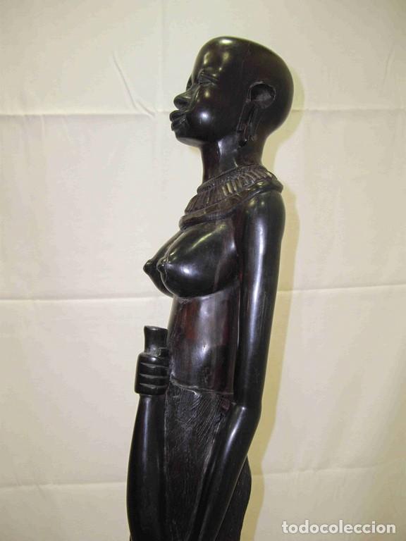 Antig&uuml;edades: FIGURA AFRICANA 90CM - Foto 2