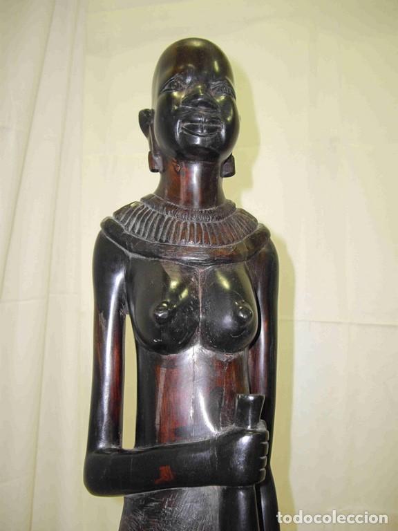 Antig&uuml;edades: FIGURA AFRICANA 90CM - Foto 3