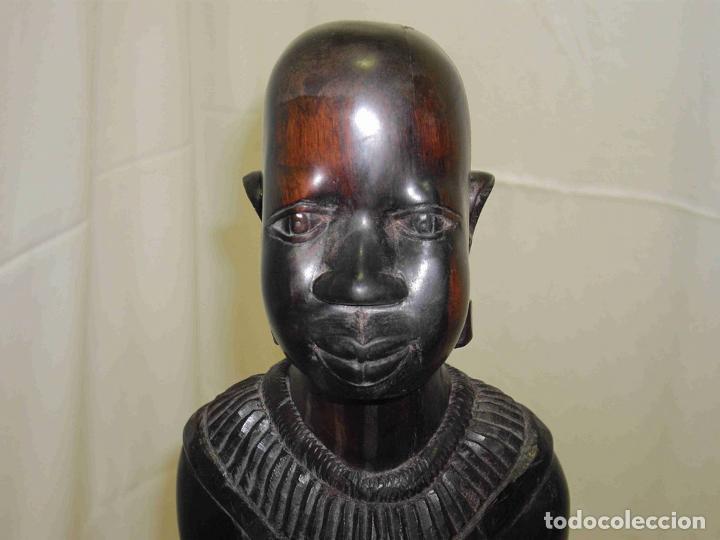 Antig&uuml;edades: FIGURA AFRICANA 90CM - Foto 7