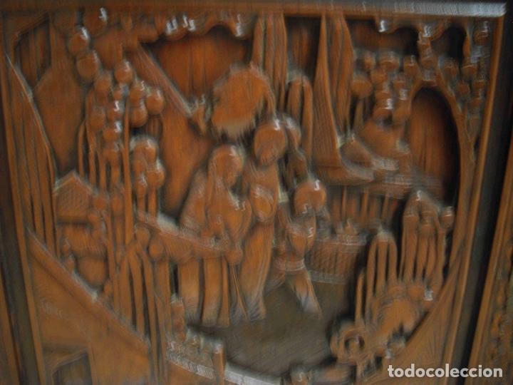 Antig&uuml;edades: ARCA TALLADA DOS PUERTAS OCURA - Foto 2