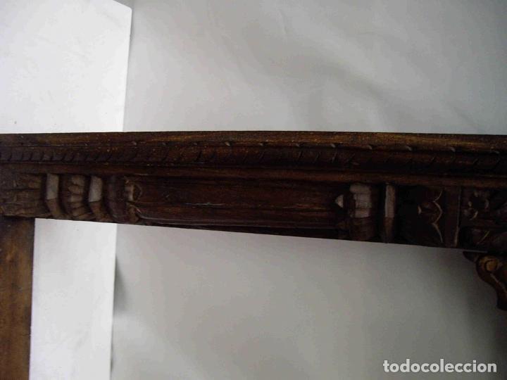 Antig&uuml;edades: MARCO MADERA TALLADA - Foto 5
