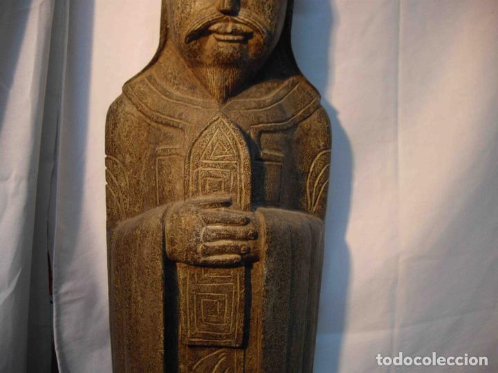 Antig&uuml;edades: FIGURA PIEDRA SABIO - Foto 3