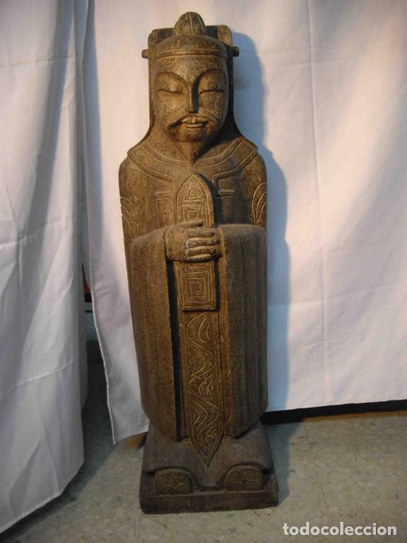 Antig&uuml;edades: FIGURA PIEDRA SABIO - Foto 1