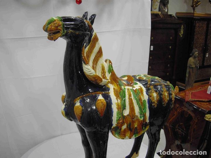 Antig&uuml;edades: CABALLO PORCELANA AZUL - Foto 2