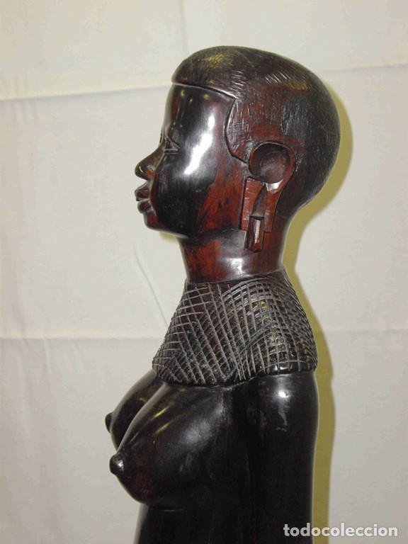 Antig&uuml;edades: FIGURA AFRICANA 120CM - Foto 5