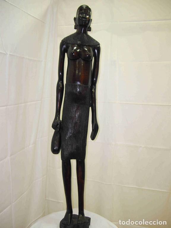 Antig&uuml;edades: FIGURA AFRICANA 120CM - Foto 1