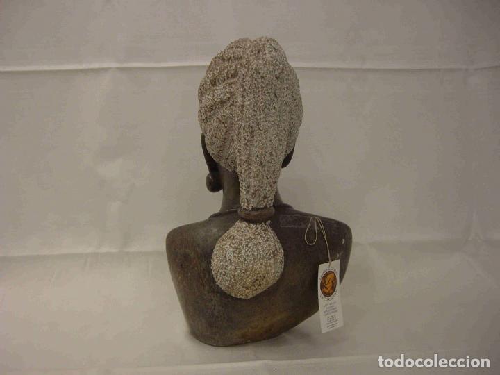 Antig&uuml;edades: BUSTO AFRICANO PIEDRA MUJER - Foto 4