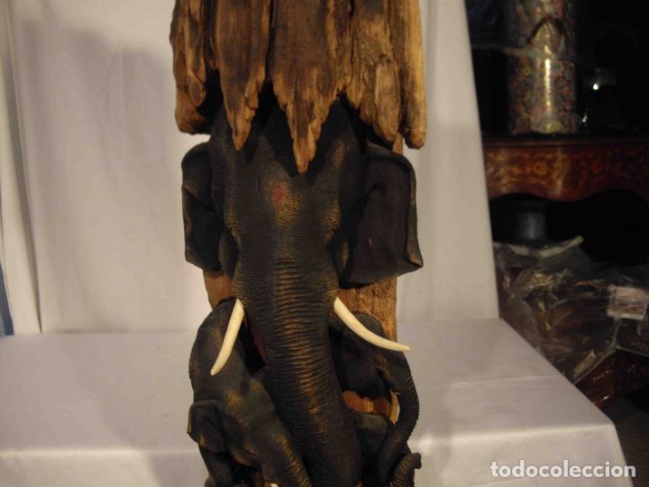Antig&uuml;edades: TRONCO TALLA ELEFANTES 117 - Foto 3