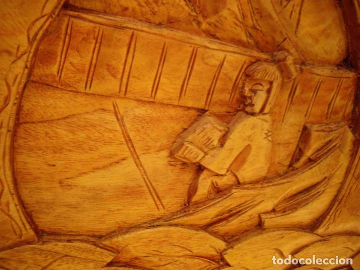 Antig&uuml;edades: ARCA TALLADA SE&Ntilde;ORAS NATURAL - Foto 7