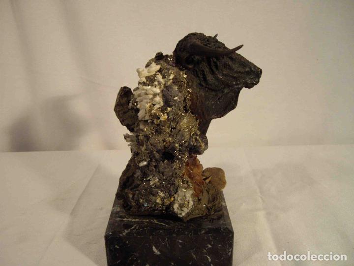 Antig&uuml;edades: FIGURA BRONCE TORO EBANO - Foto 2