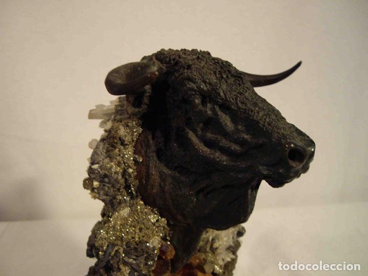 Antig&uuml;edades: FIGURA BRONCE TORO EBANO - Foto 5