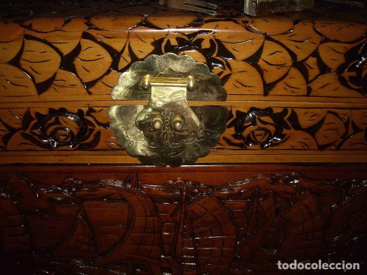 Antig&uuml;edades: ARCA TALLADA GRANDE - Foto 5
