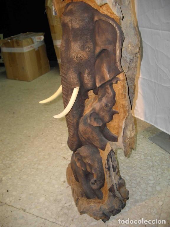 Antig&uuml;edades: TRONCO TALLA ELEFANTES 121 - Foto 6