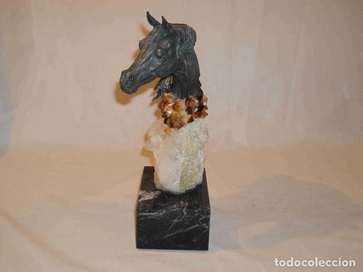 Antig&uuml;edades: BRONCE CABEZA CABALLO - Foto 2
