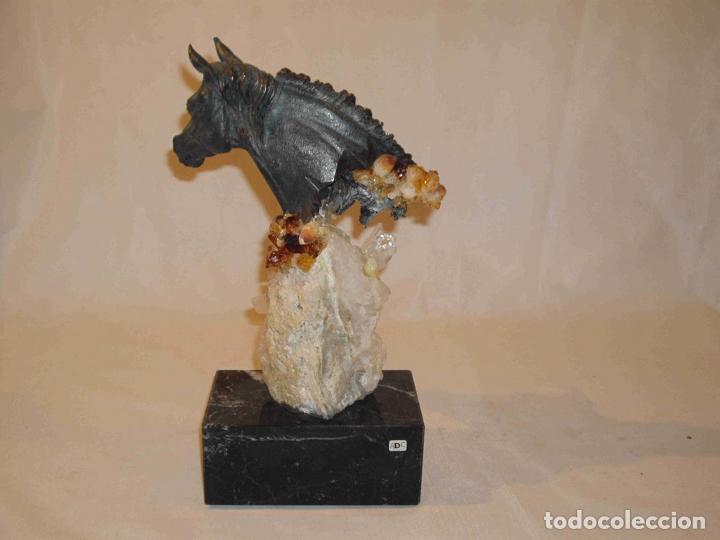 Antig&uuml;edades: BRONCE CABEZA CABALLO - Foto 3